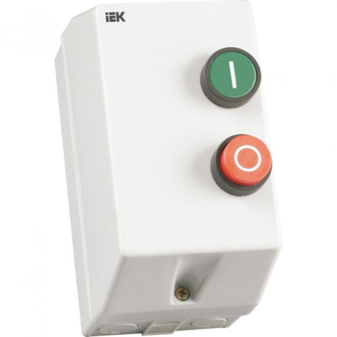 Контактор IEK КМИ11260 12А в оболочке 220В/АС3 IP54 - KKM16-012-220-00
