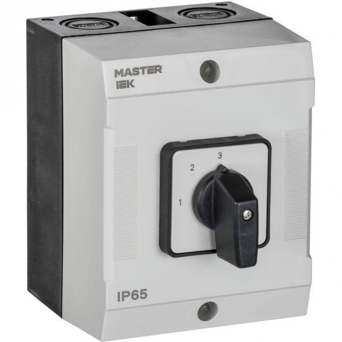 Переключатель кулачковый IEK 10А (сх. 82) в боксе стандартная рукоятка MI-CS20-010-082