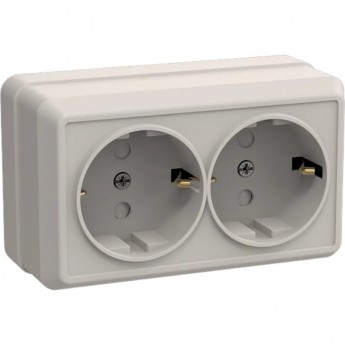 Розетка 2местн. с з/к с защ. штор.16А откр.уст. IEK ОКТАВА (кремовый) РСш22-3-ОКм ERO24-K33-16-DC Розетка 2местн. с з/к с защ. штор.16А откр.уст. IEK ОКТАВА (кремовый) РСш22-3-ОКм ERO24-K33-16-DC