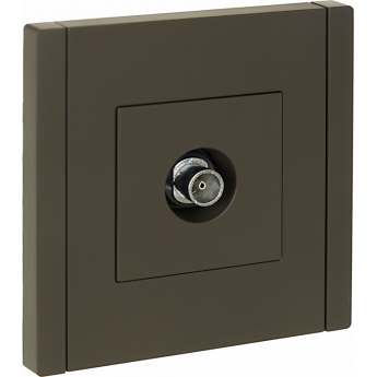 Розетка TV оконечная IEK FORTEPIANO FP328 серый FP-A10-O-K03