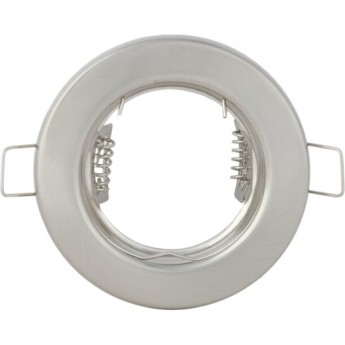 Светильник встраиваемый под лампу IEK MR16 хром матовый - LUVB0-GU05-1-K27