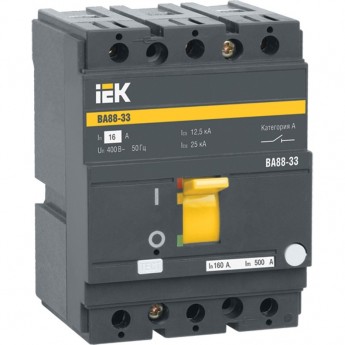 Выключатель автоматический IEK 3п 100А 35кА ВА 88-33 Выключатель автоматический IEK 3п 100А 35кА ВА 88-33