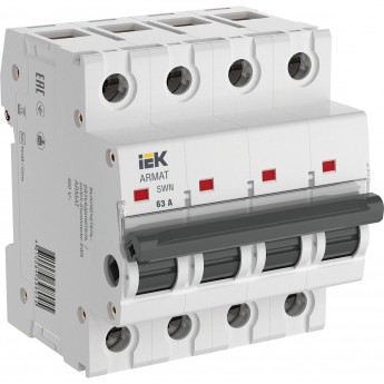 Выключатель нагрузки IEK ARMAT SWN 4P 63А Выключатель нагрузки IEK ARMAT SWN 4P 63А