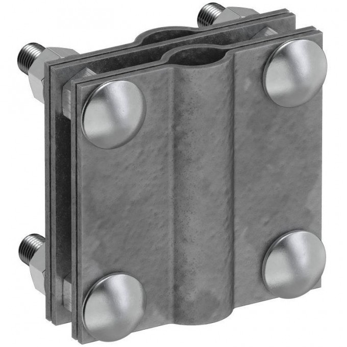 Зажим заземления IEK с раздел. крестообразный стержень-полоса/пруток оцинк. сталь TD ZGC38-13-1-16-40